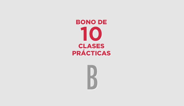 Bono de 10 clases prácticas de conducir PERMISO B