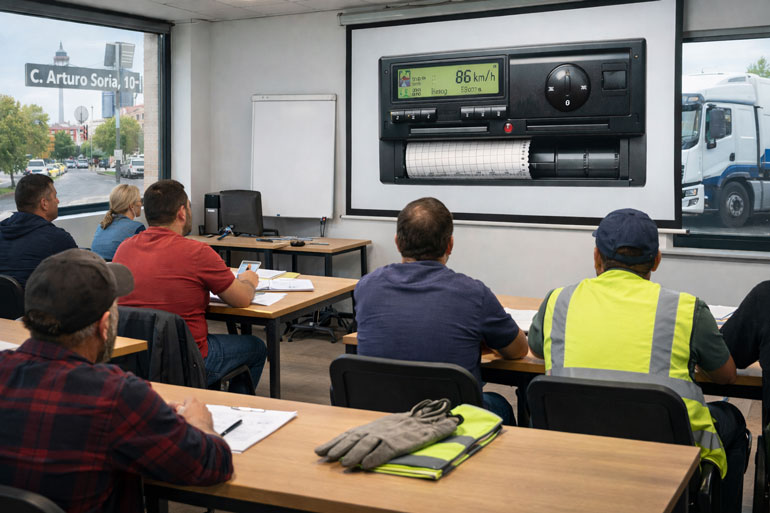 Curso gratuíto de formación continua y tacógrafo